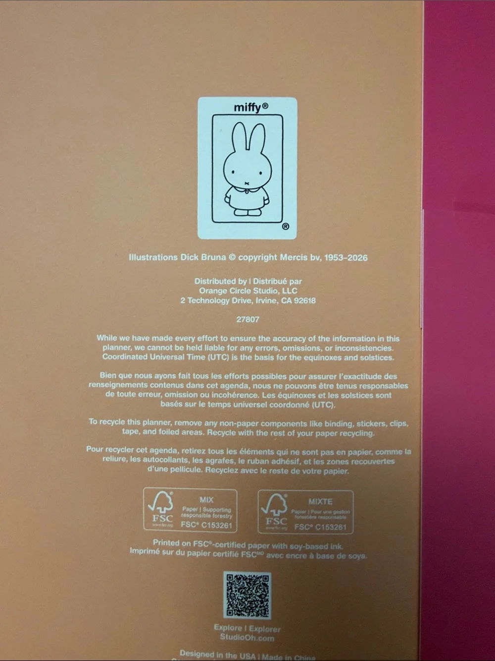 miffy this planner
